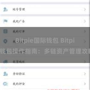 Bitpie国际钱包 Bitpie钱包操作指南：多链资产管理攻略