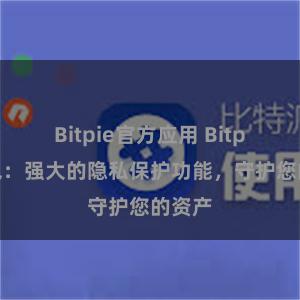 Bitpie官方应用 Bitpie钱包：强大的隐私保护功能，守护您的资产