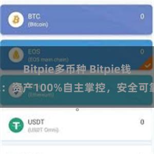 Bitpie多币种 Bitpie钱包：资产100%自主掌控，安全可靠。