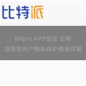 Bitpie APP地址 比特派钱包用户隐私保护措施详解