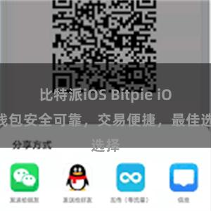 比特派iOS Bitpie iOS 钱包安全可靠，交易便捷，最佳选择