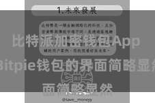 比特派加密钱包App  Bitpie钱包的界面简略显然