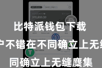比特派钱包下载  让用户不错在不同确立上无缝麇集