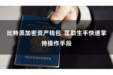 比特派加密资产钱包  匡助生手快速掌持操作手段